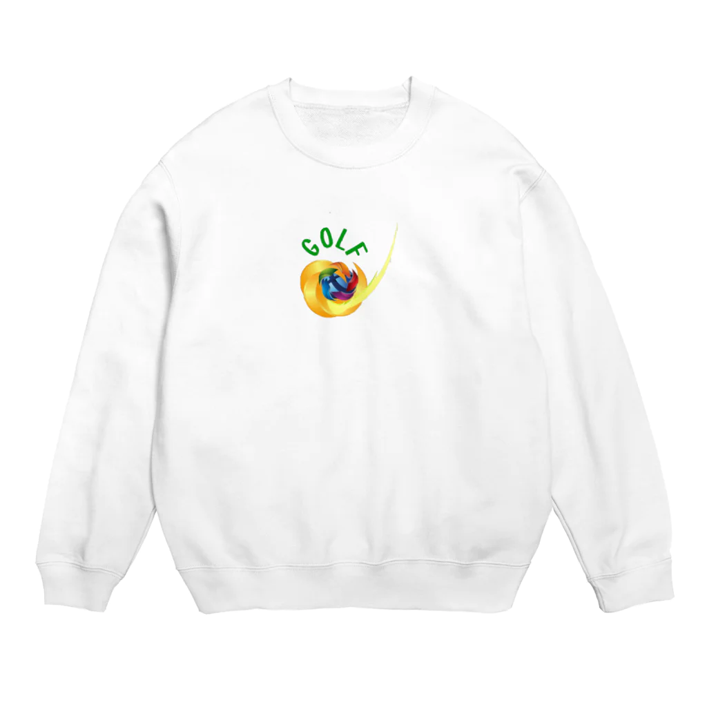 おしゃれはネコから!!のスポーツシリーズ　ゴルフ Crew Neck Sweatshirt