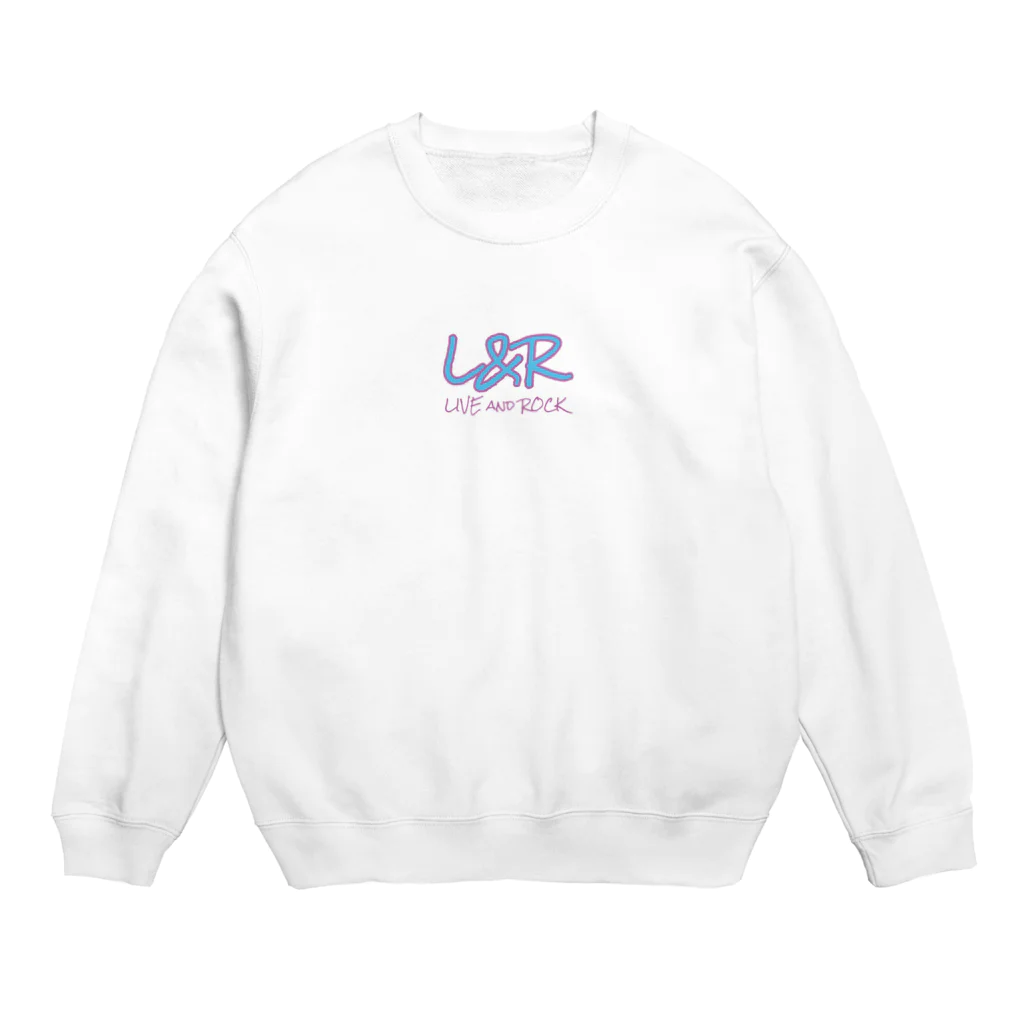 L&RのL&R  LIVE and ROCK Crew Neck Sweatshirt