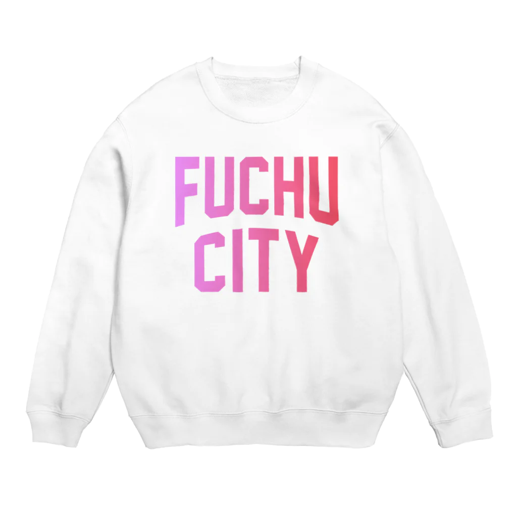 JIMOTOE Wear Local Japanの府中市 FUCHU CITY Crew Neck Sweatshirt