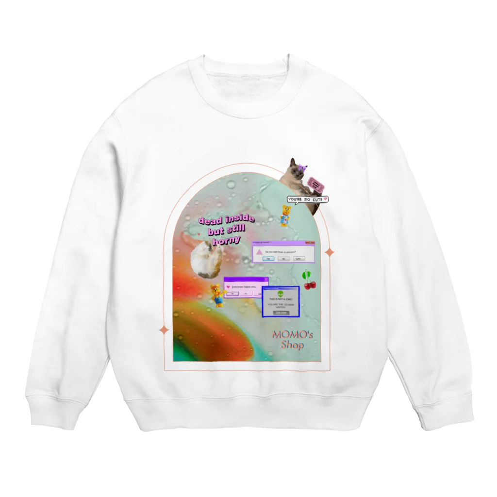 𝙈𝙊𝙈𝙊'𝙨 𝙎𝙝𝙤𝙥のゼリー Crew Neck Sweatshirt