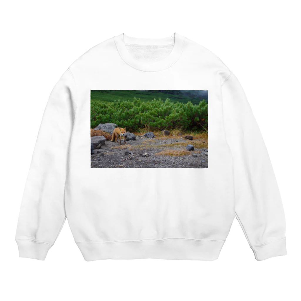 ヴァーチカルのきつね Crew Neck Sweatshirt