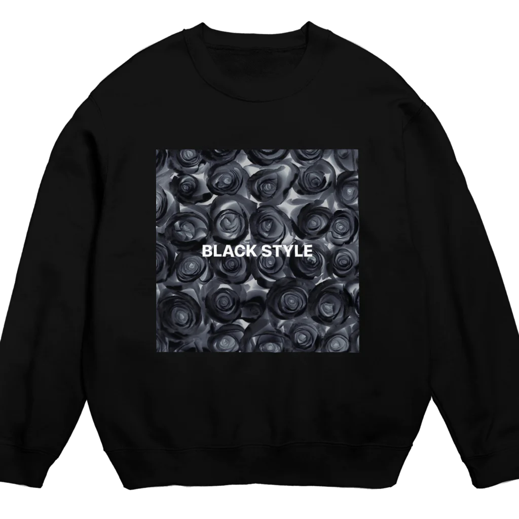 金子のBLACK STYLE Crew Neck Sweatshirt