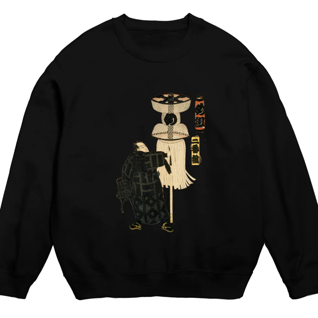 Rigelの江戸の花子供遊び 二番組め組 Crew Neck Sweatshirt