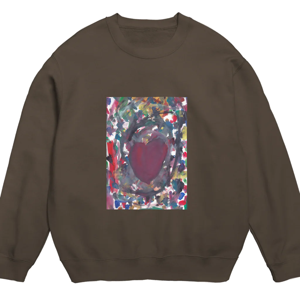 GoodWoodDaddyのGoodWoodDaddy　心デザイン Crew Neck Sweatshirt