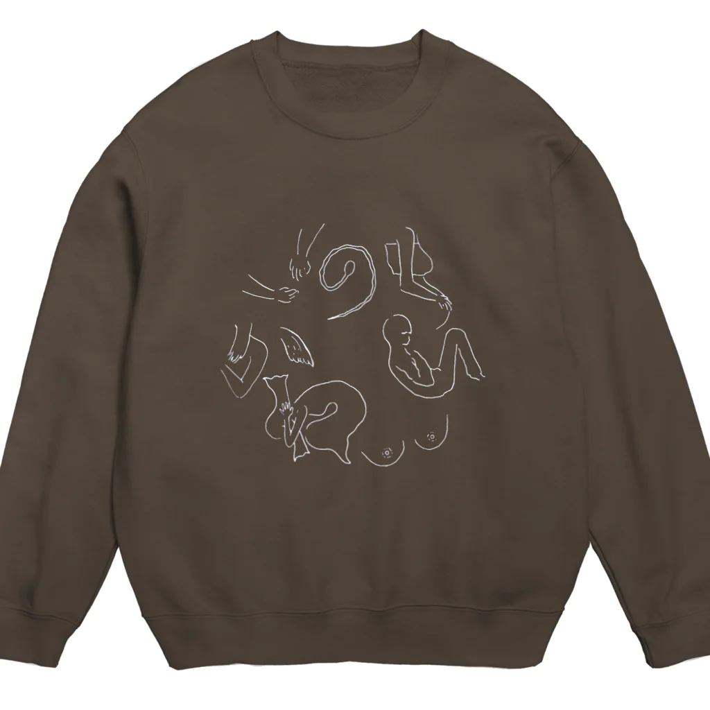 inochi_kawaii の『いのちかわいい』 Crew Neck Sweatshirt