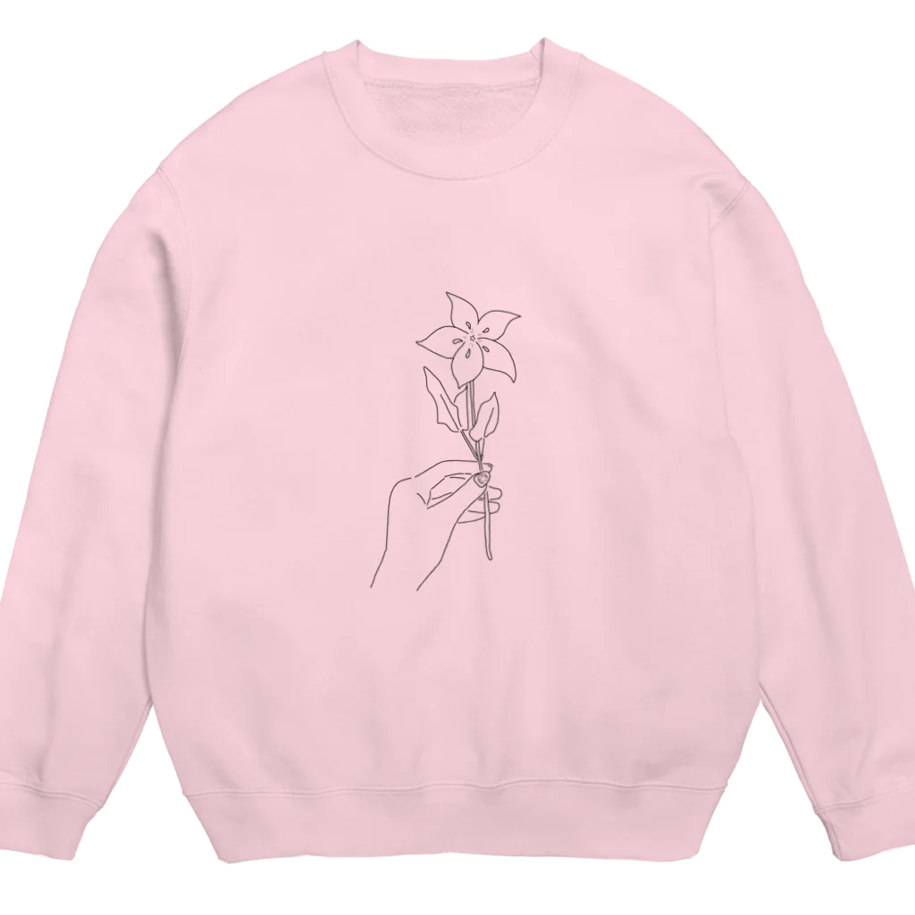 星宮ゆうかのLu(淡色) Crew Neck Sweatshirt