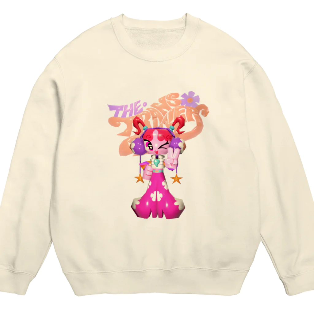 メイドイン極楽スズリ店のキャッツのグッズ！！ Crew Neck Sweatshirt