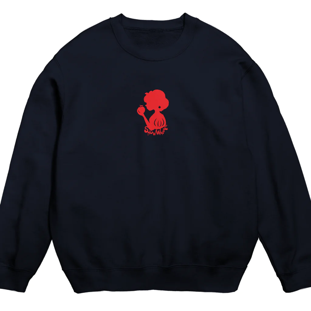 スパカリショップの白雪姫シルエットグッズ Crew Neck Sweatshirt