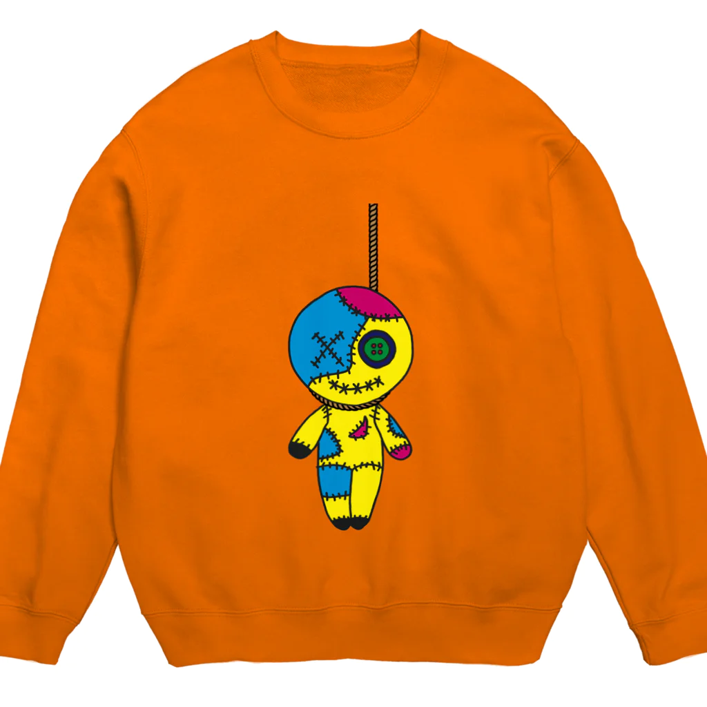 Ａ’ｚｗｏｒｋＳのHANGING VOODOO DOLL  CMYK Crew Neck Sweatshirt