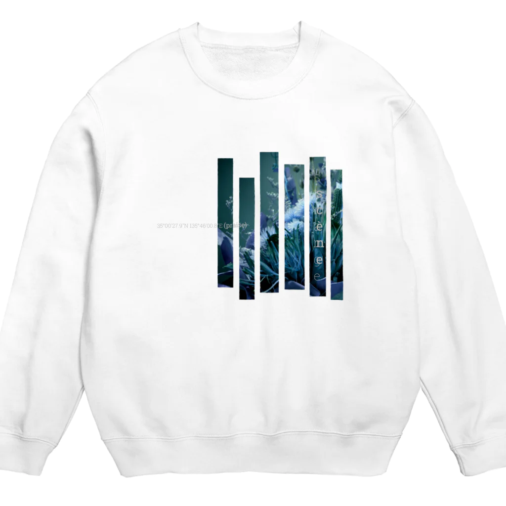 scèneのscène_22AW_003 Crew Neck Sweatshirt