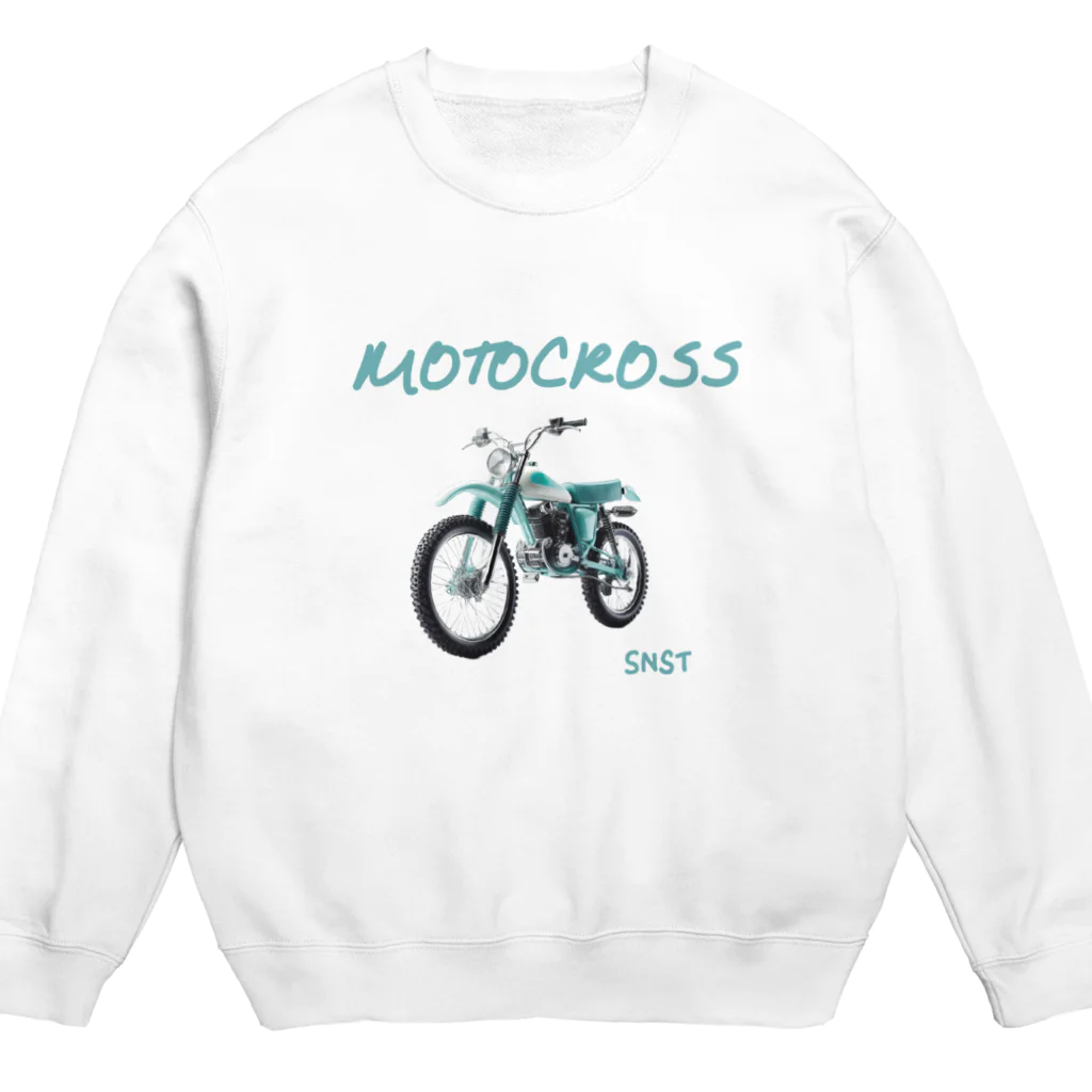 SNSTの某アクセサリーブランドの色のバイク Crew Neck Sweatshirt