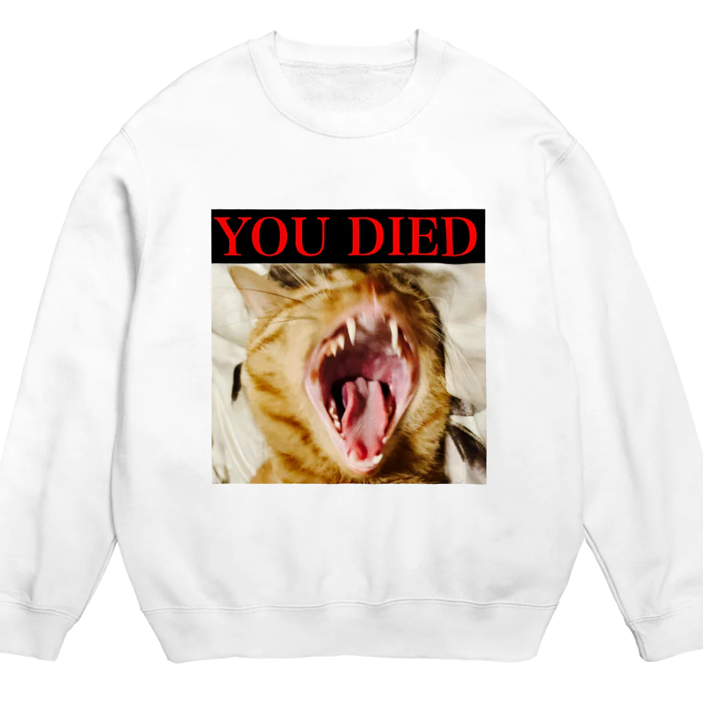 サトシ最悪の配信者のけんぱちくん(YOU DIED) Crew Neck Sweatshirt