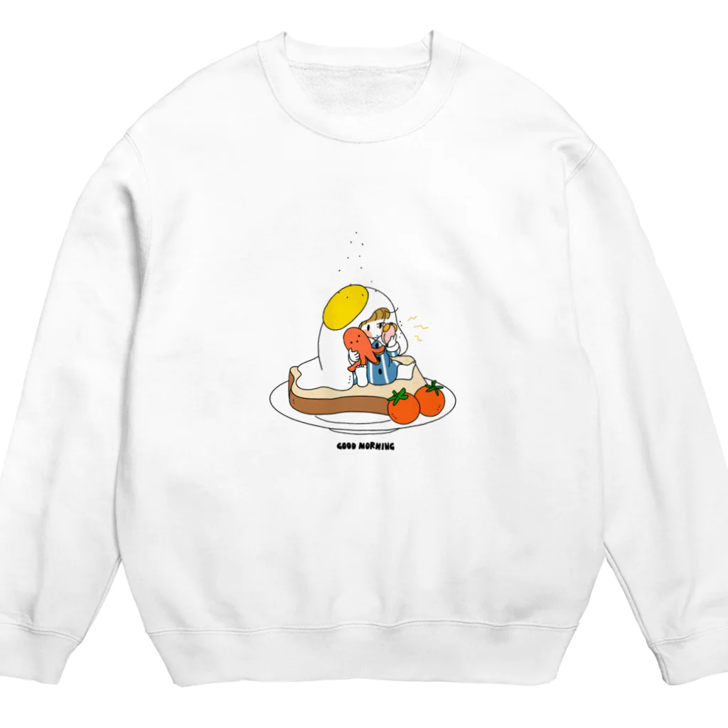 はやしうきの朝食 Crew Neck Sweatshirt