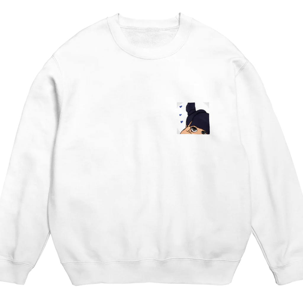 hopeless girlの青の美少女はなにを思う Crew Neck Sweatshirt