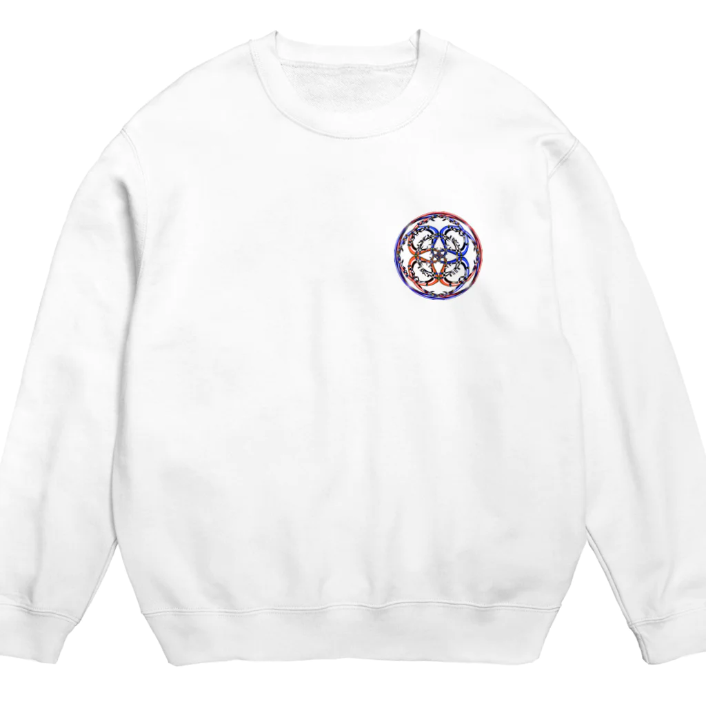 DigitalIntelligenceOrganismの動脈と静脈 Crew Neck Sweatshirt