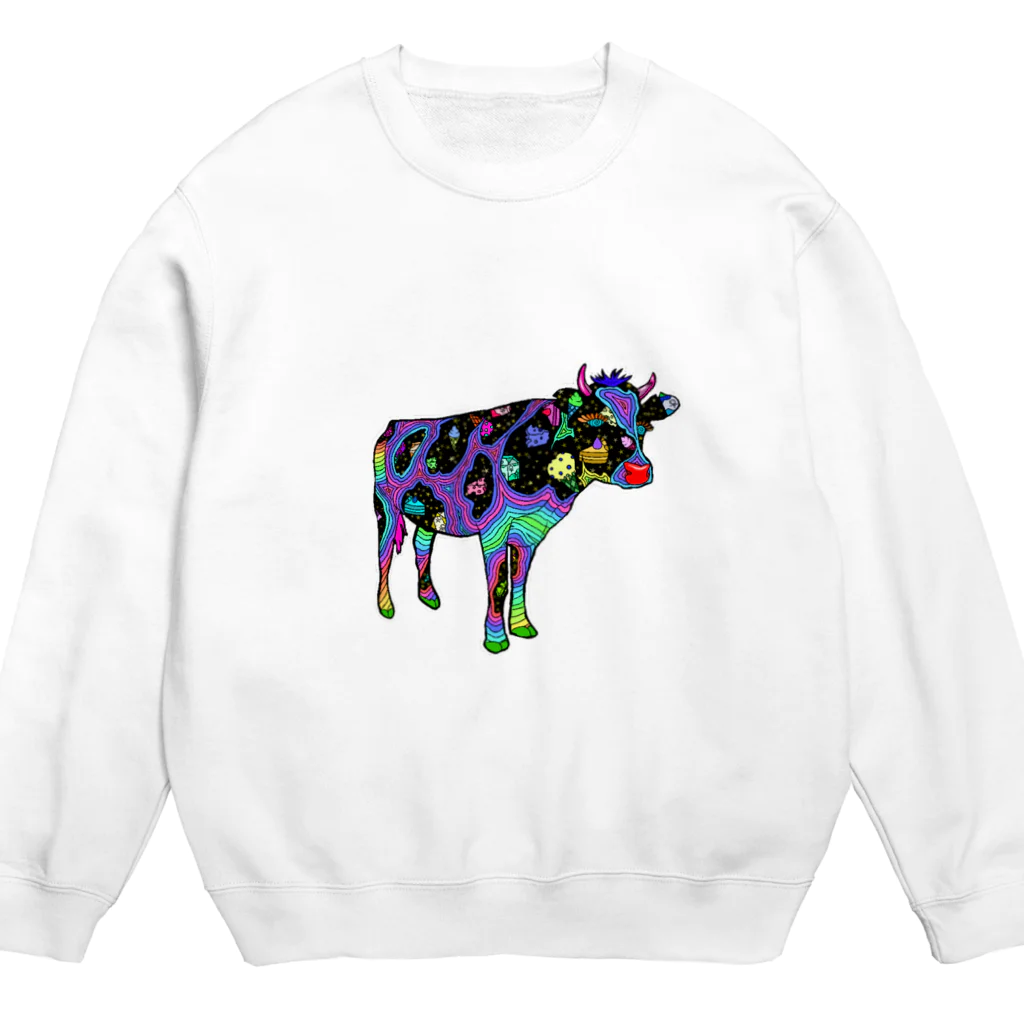 mujigae artのCOWCOW21 Crew Neck Sweatshirt