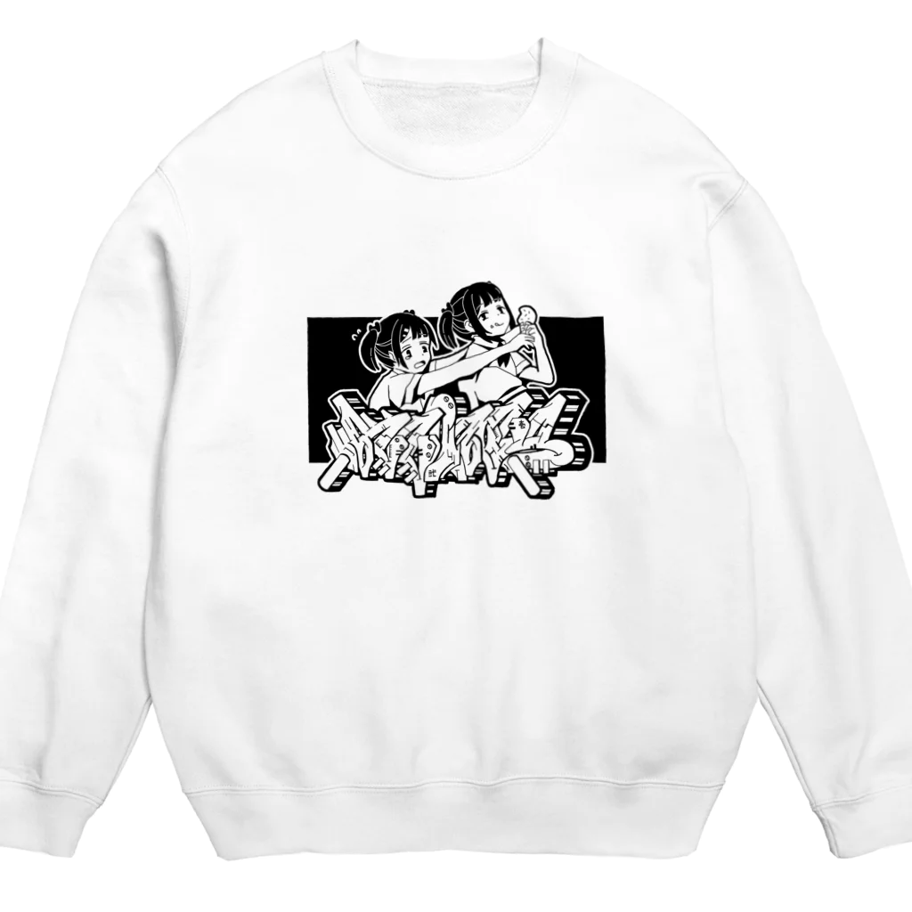 elkomo屋さんのelkomoももいろえりすコラボすぺしゃる！ Crew Neck Sweatshirt