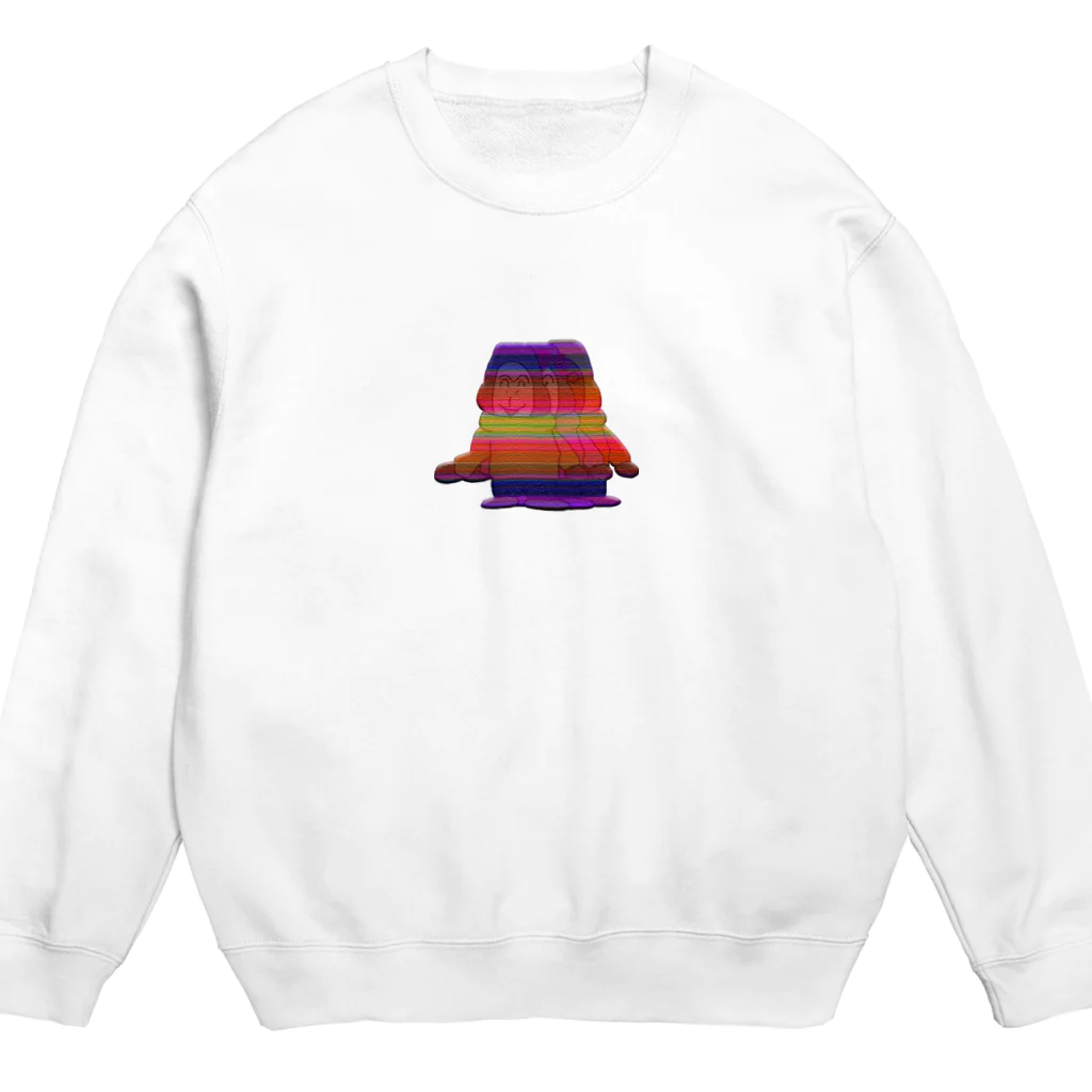 生きづらいぞ！ゴリ沢くんのレインボー・ゴリくん3人衆 Crew Neck Sweatshirt