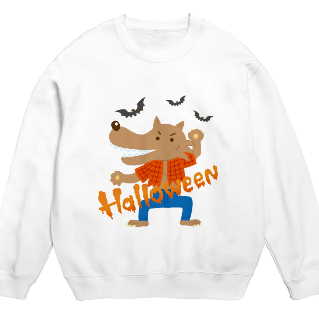 mincruのHALLOWEEN_オオカミ男 Crew Neck Sweatshirt