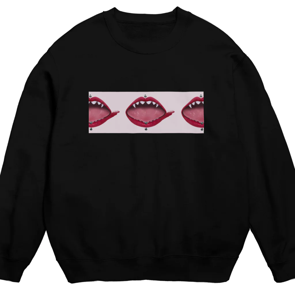 51015のplum lip Crew Neck Sweatshirt