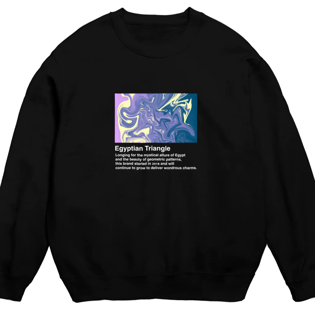 Egyptian Triangleのchemical Crew Neck Sweatshirt