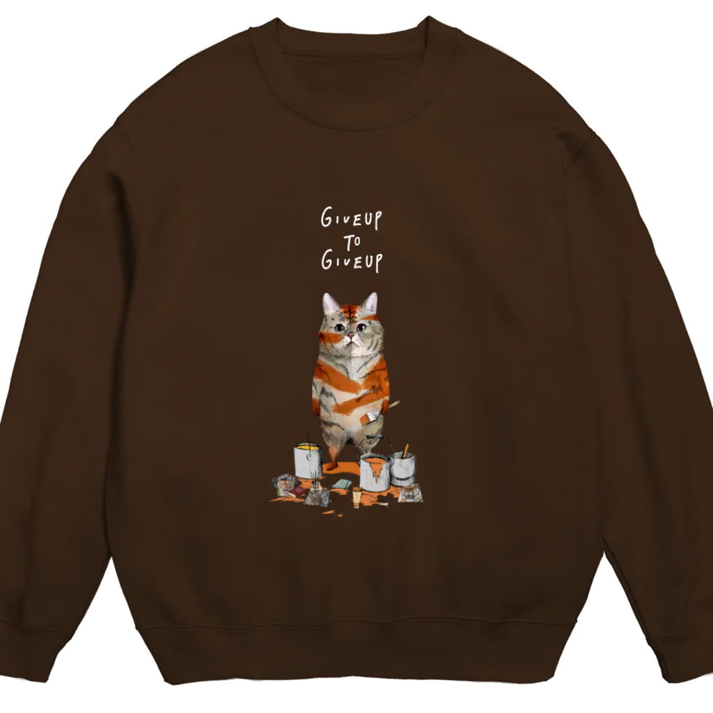 MAiのトラになりたいネコ Crew Neck Sweatshirt