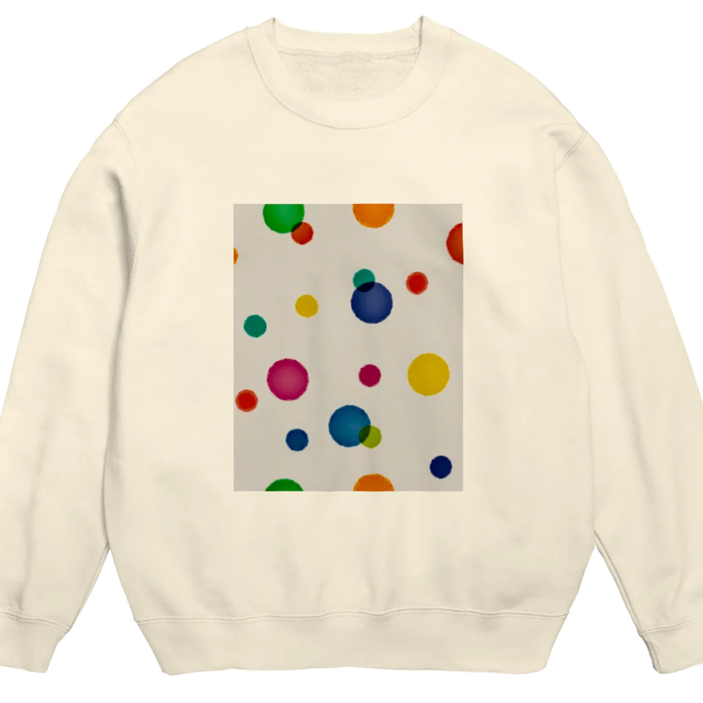 Broken Angelのカラフルポップ水玉 Crew Neck Sweatshirt