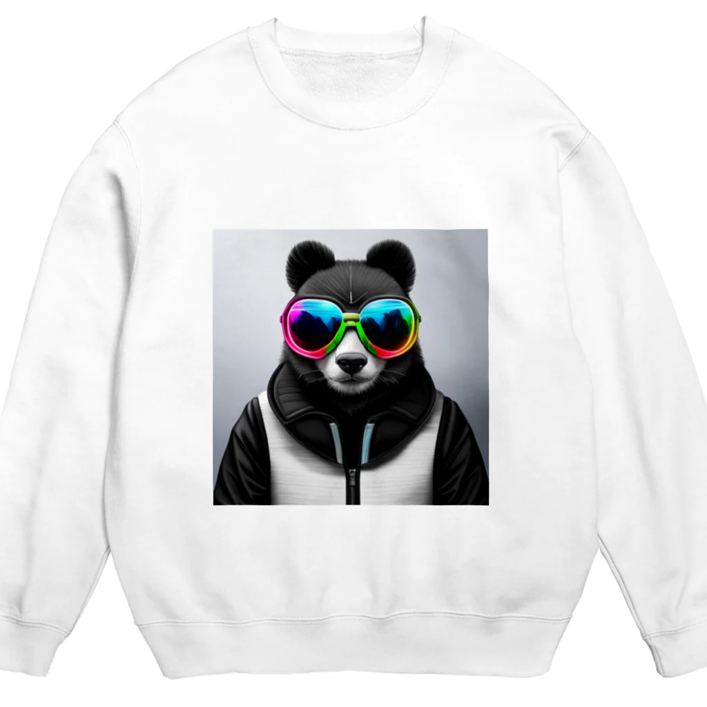 MariElegantのワイルドパンダ Crew Neck Sweatshirt