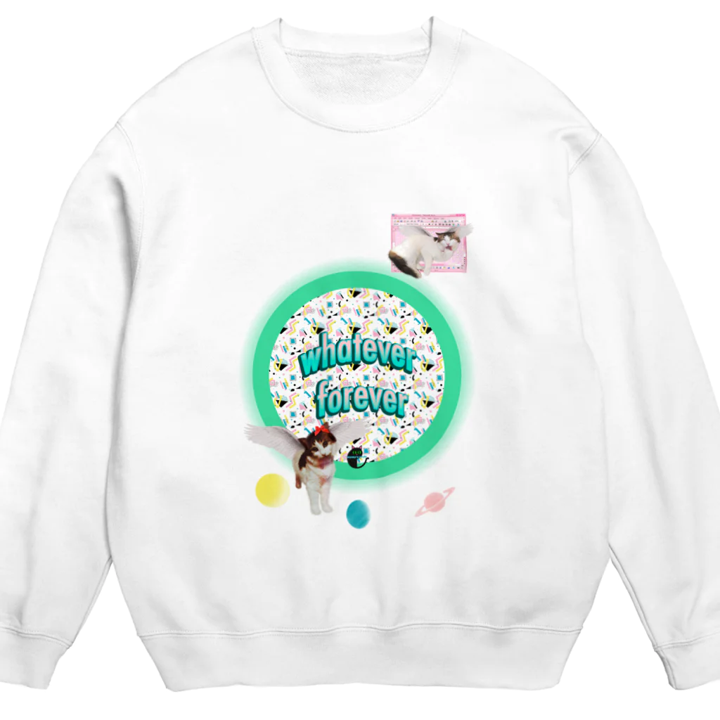 𝙈𝙊𝙈𝙊'𝙨 𝙎𝙝𝙤𝙥のwhatever forever 90's ＃01 Crew Neck Sweatshirt