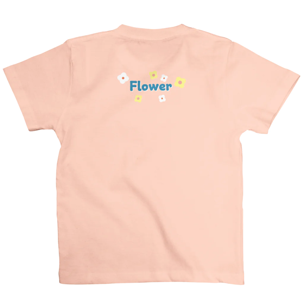 雨音はるじのflower Regular Fit T-Shirtの裏面