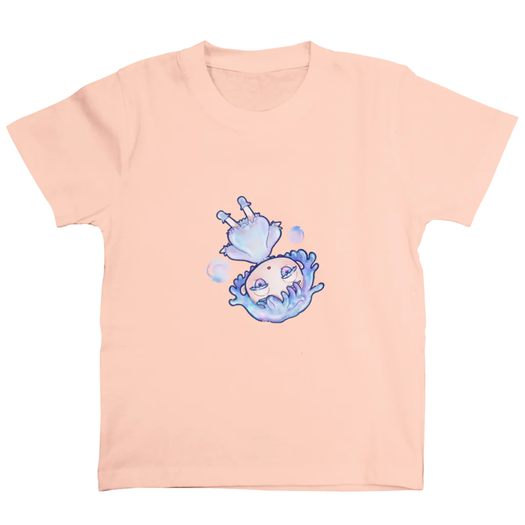 Now Floating...のきゃのんぼーる☆じぇりーふぃっしゅ くん スタンダードTシャツ