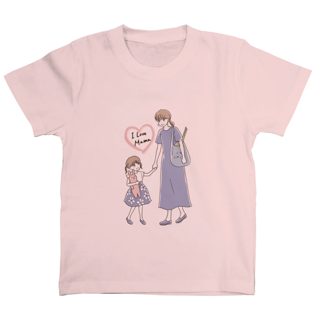 illustrationルピナスのI Love Mama♥ Regular Fit T-Shirt