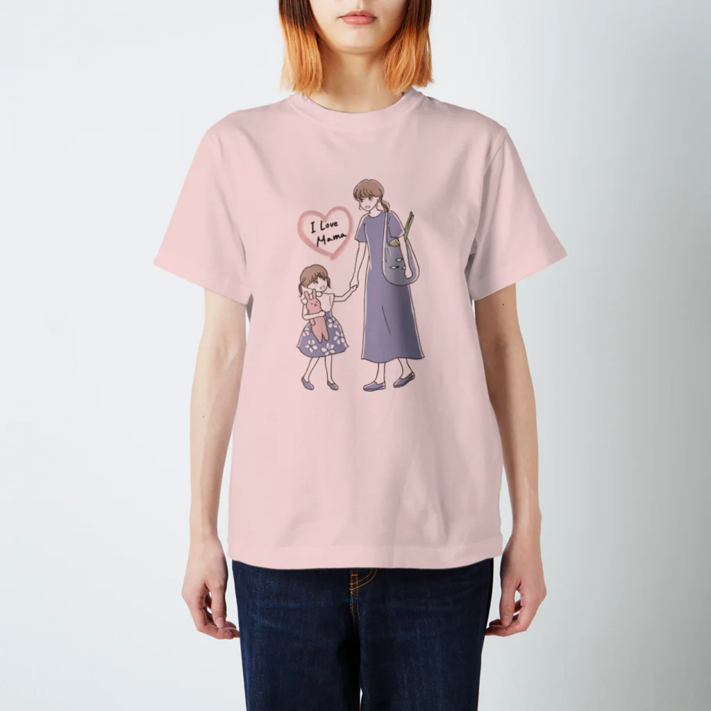 illustrationルピナスのI Love Mama♥ Regular Fit T-Shirt