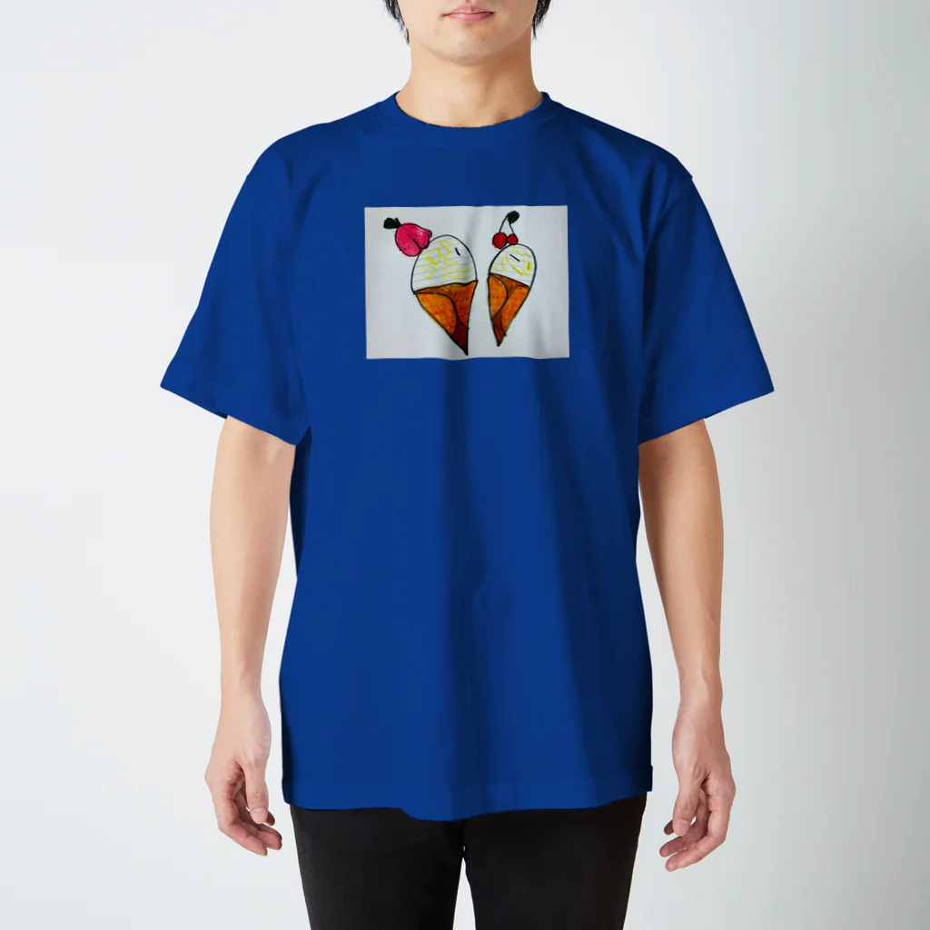 おやこのクロッキーのアイスクレープ Regular Fit T-Shirt