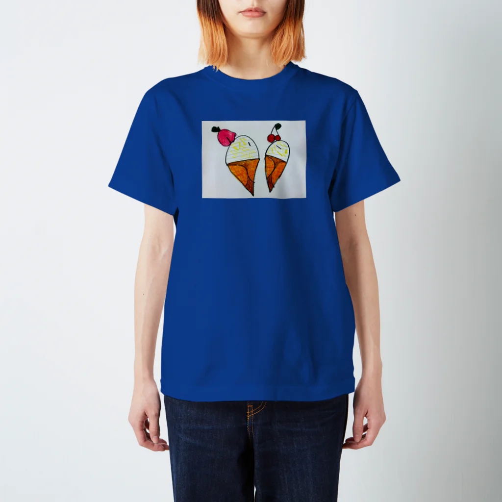 おやこのクロッキーのアイスクレープ Regular Fit T-Shirt