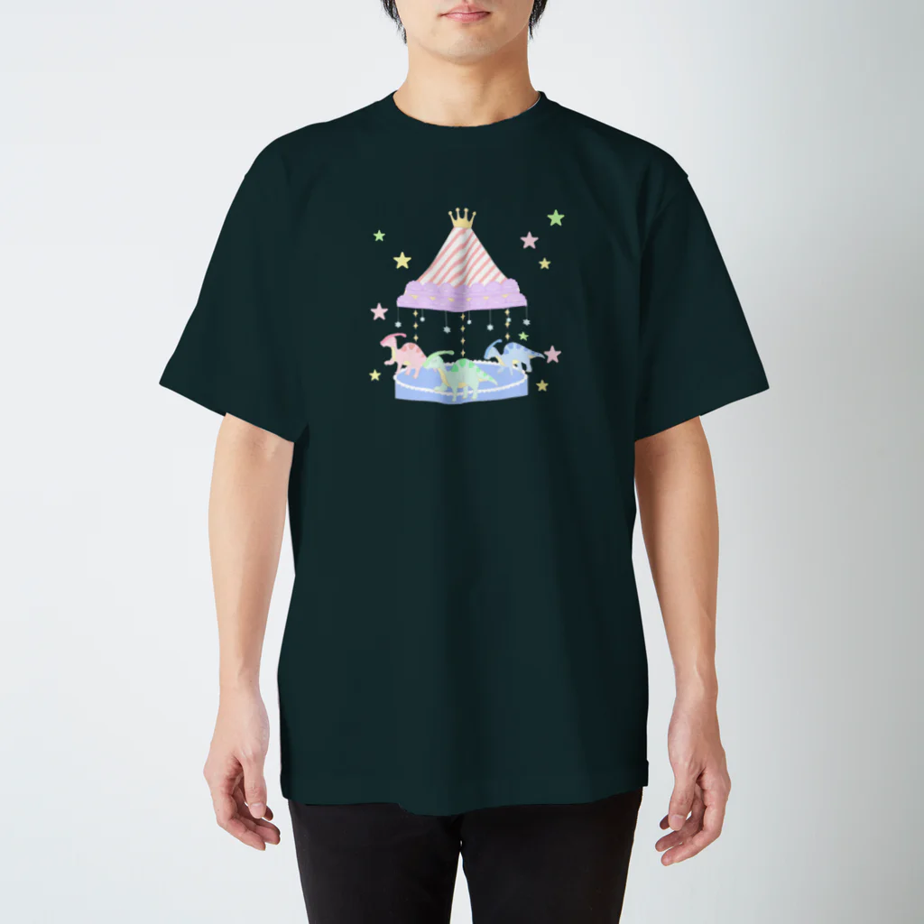 PINK　DINOSAURのゆめかわきょうりゅう(パラサウロロフス) Regular Fit T-Shirt