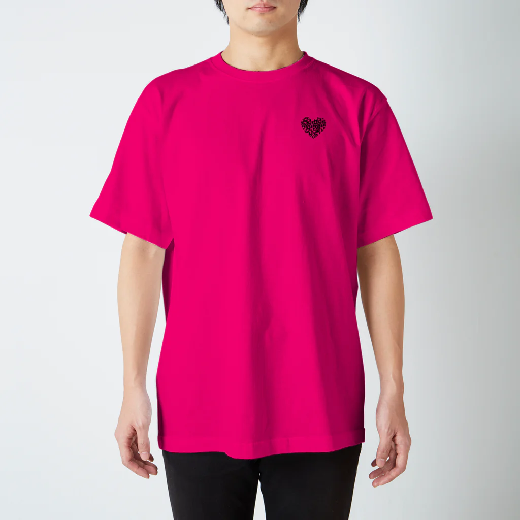 PINK　DINOSAURのうさぎ迷彩 スタンダードTシャツ