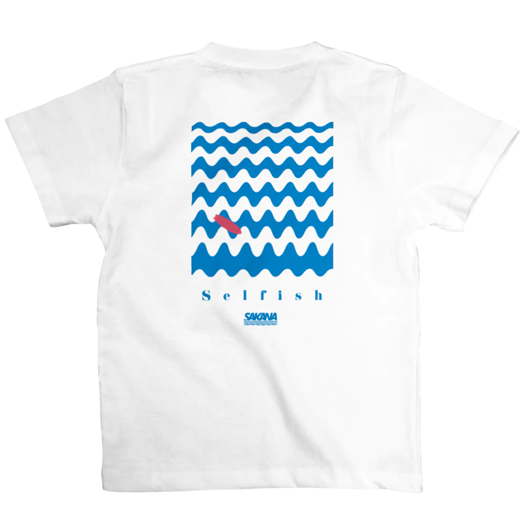 SAKANA  TheFishClubのSAKANA T-Shirt for KIDS スタンダードTシャツの裏面