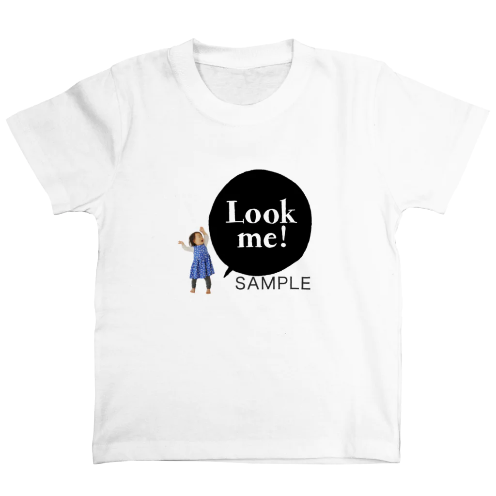 soramark（ソラマーク）　フォトグッズのLook me! 　photoグッズ　ブラック スタンダードTシャツ