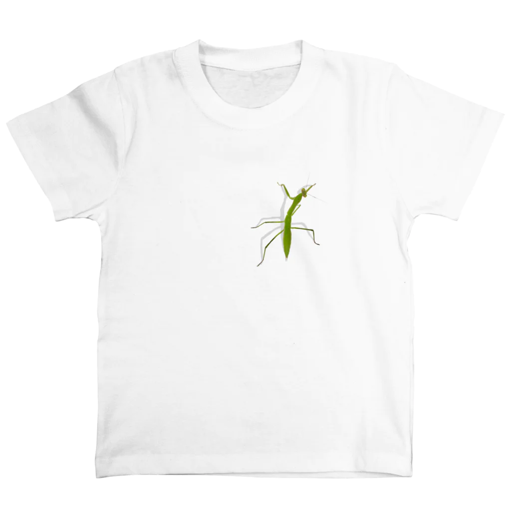 aicecreamのカマキリついてるよ！ スタンダードTシャツ