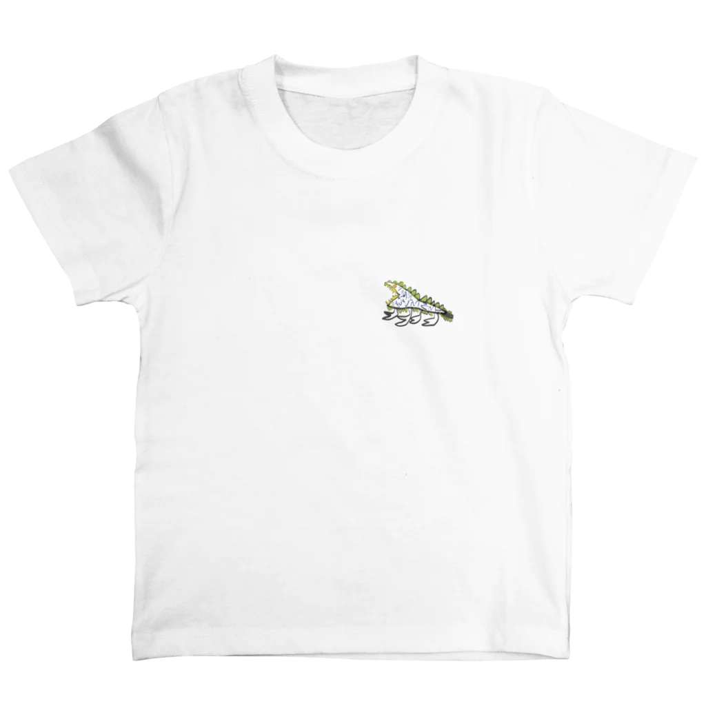 なんでも恐竜のギルガンリ　おそろいTシャツ（胸元） Regular Fit T-Shirt