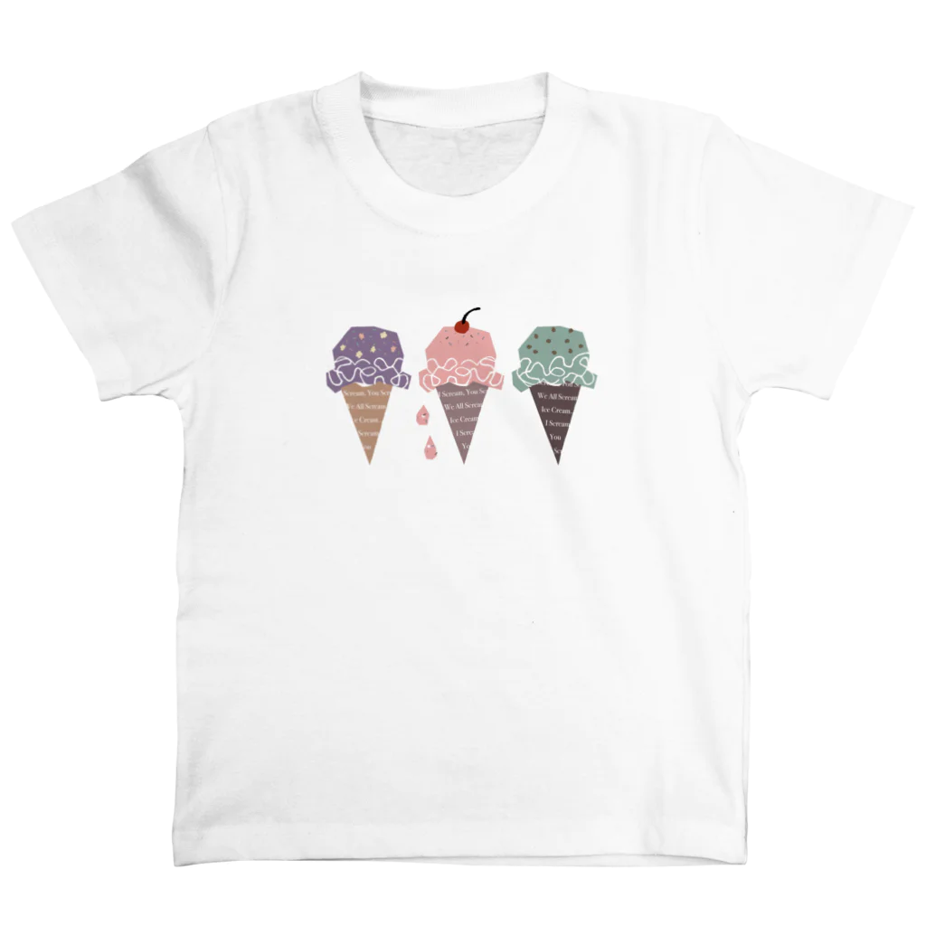 CHILL ART CLUBのアイス🍨 スタンダードTシャツ