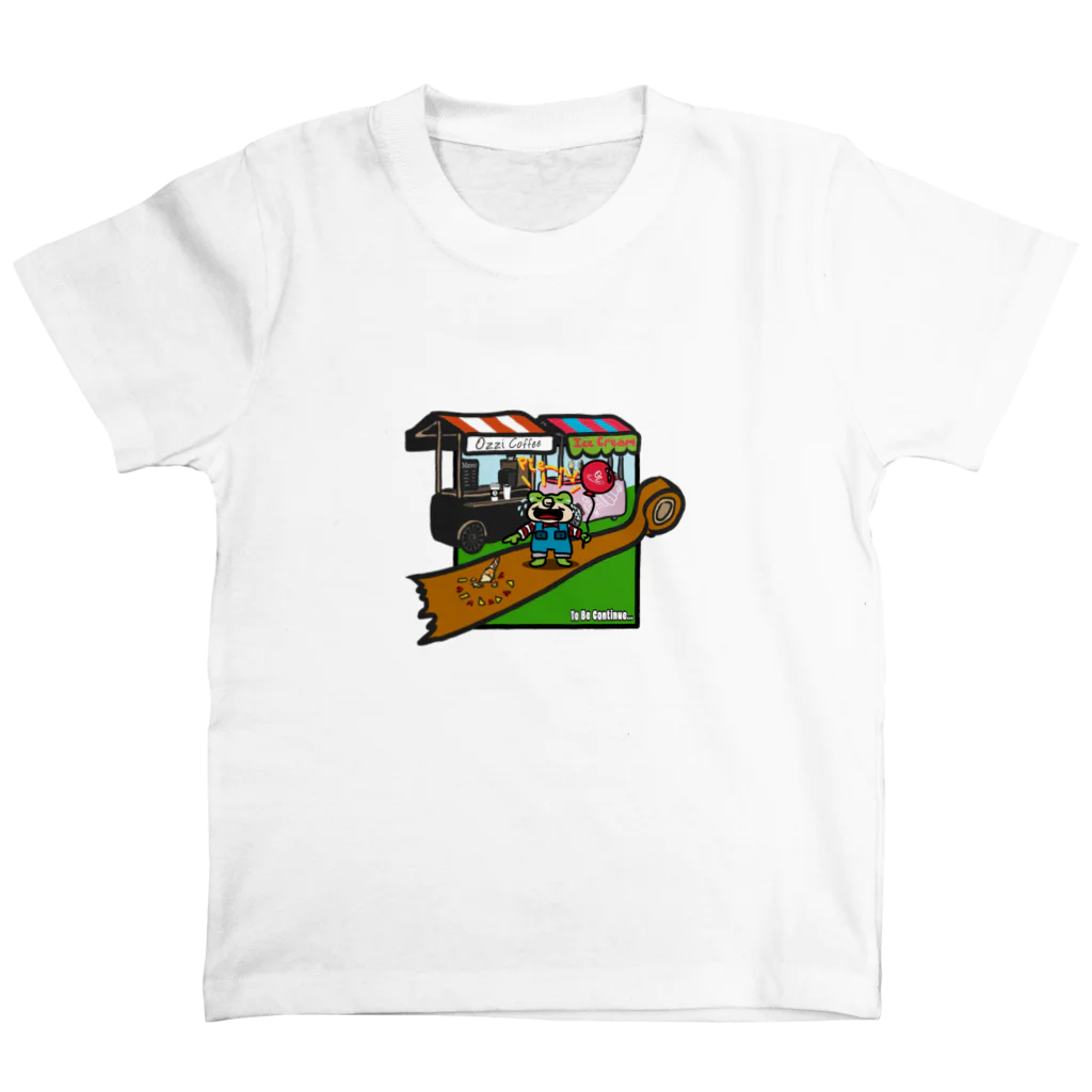 オッジコーヒーのぴえんカエル🐸💦(kids) Regular Fit T-Shirt