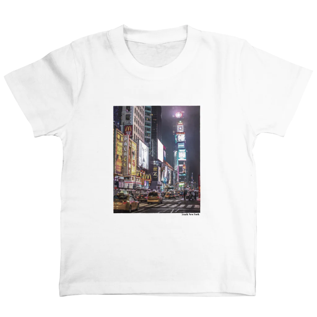 reach New Yorkのタイムズスクエアのマック スタンダードTシャツ