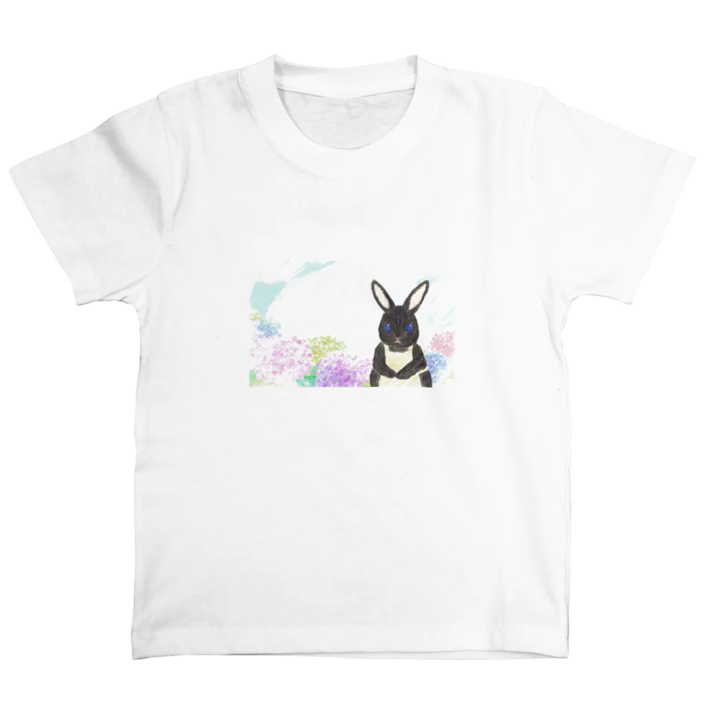 うさぎ石鹸の紫陽花パトちゃん スタンダードTシャツ