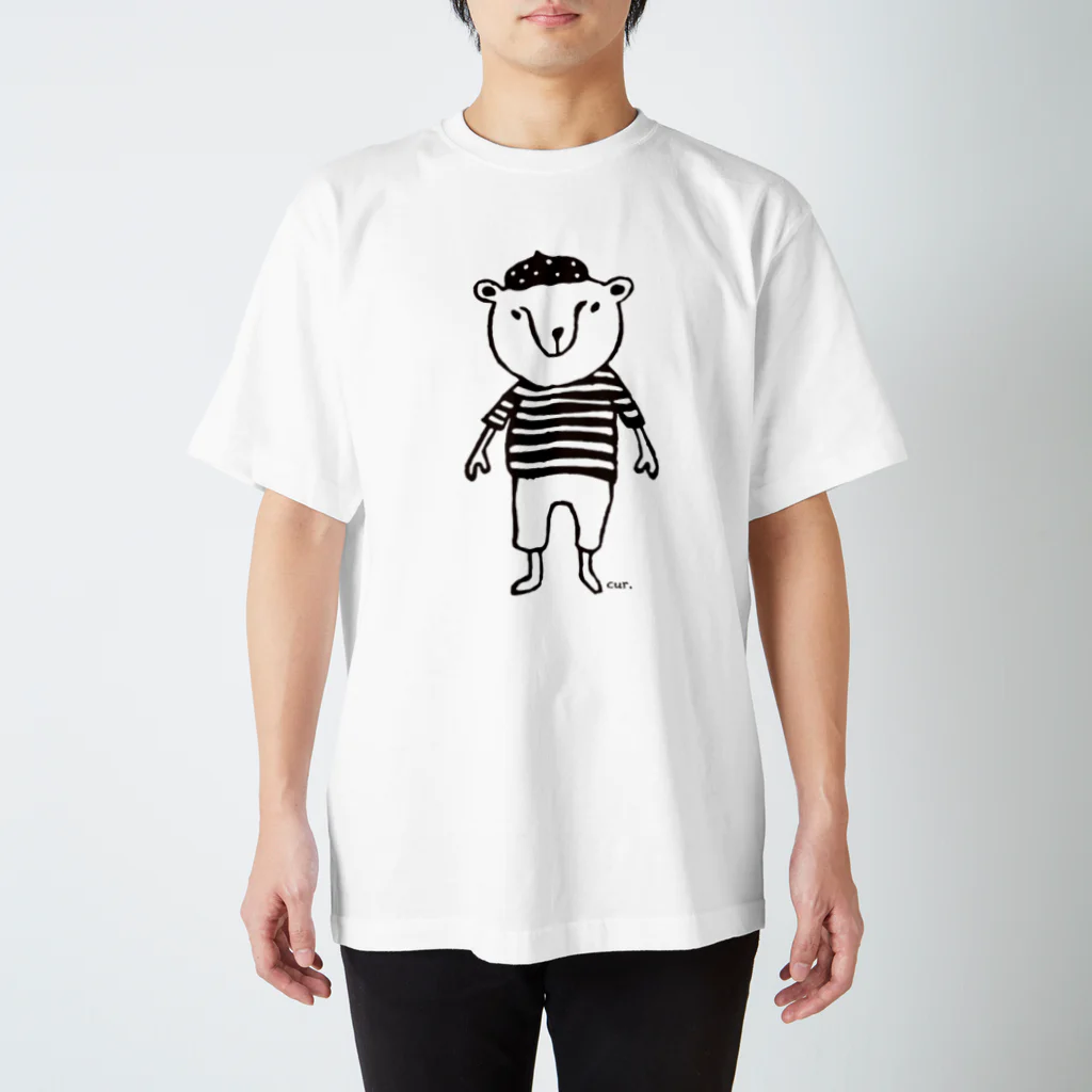 CUROGNACのくまきち（ベレーボーダー） Regular Fit T-Shirt