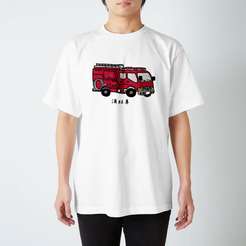 母アパレルの消防車 Regular Fit T-Shirt