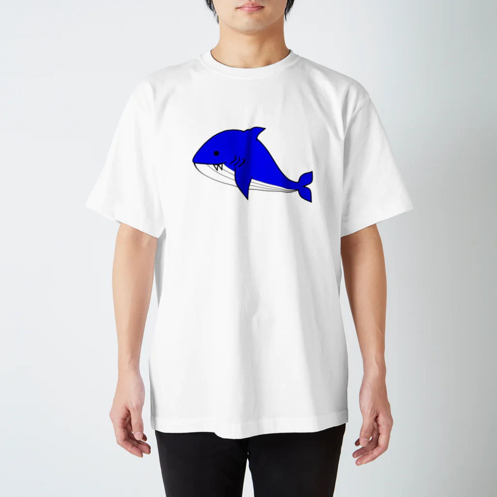 Dsdiary ~Processingデザイン~のサメクジラのパンチ スタンダードTシャツ