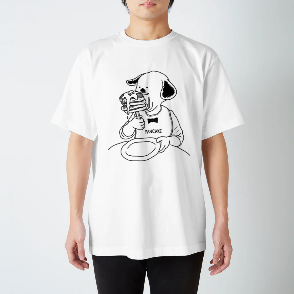 YUICHI design shopのパンケーキ犬 スタンダードTシャツ