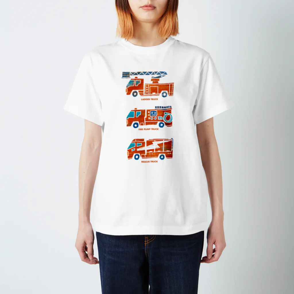 watasackの消防車（はしご車、ポンプ車、レスキュー車） Regular Fit T-Shirt